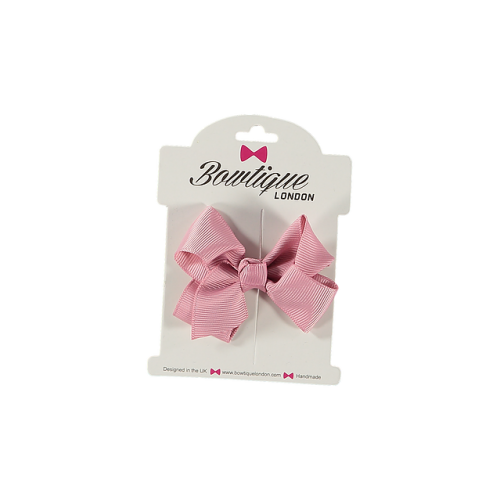 Bowtique London Pink Grosgrain Bow hair clip